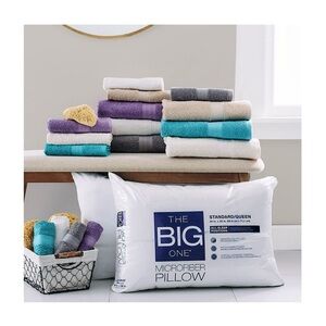 The Big One Microfiber White Pillow NWT